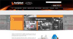 Desktop Screenshot of baviplast.com.br